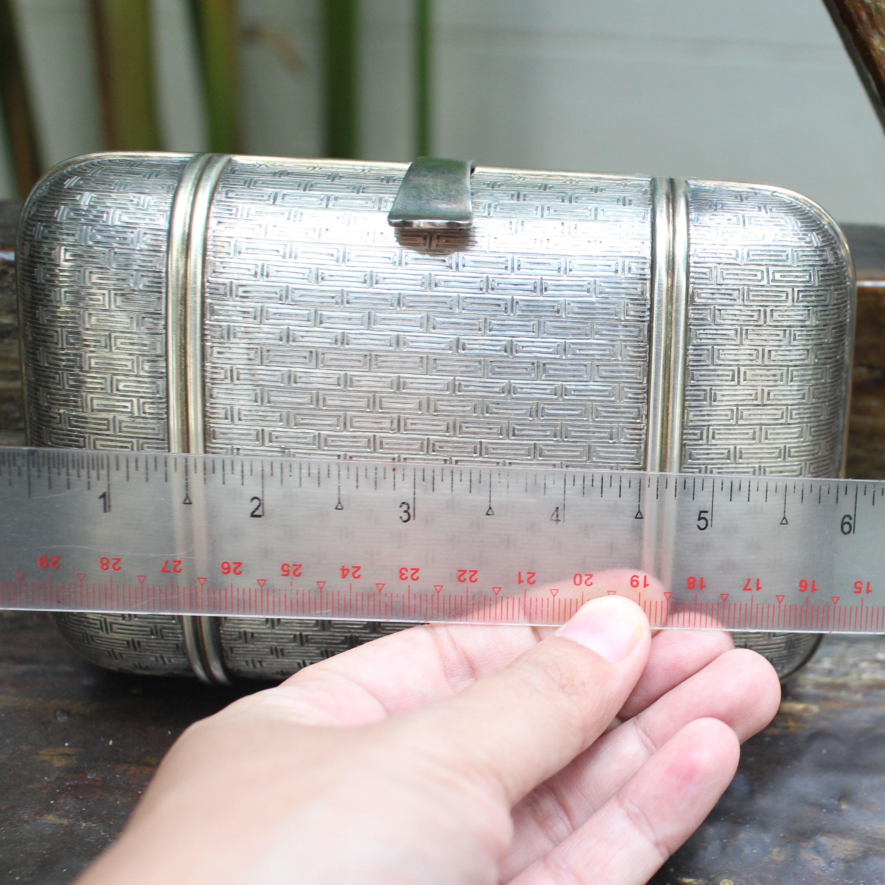 SI310 กระเป๋าเงินแบบคลัท เงินแท้ 92.5% นน. กรัม