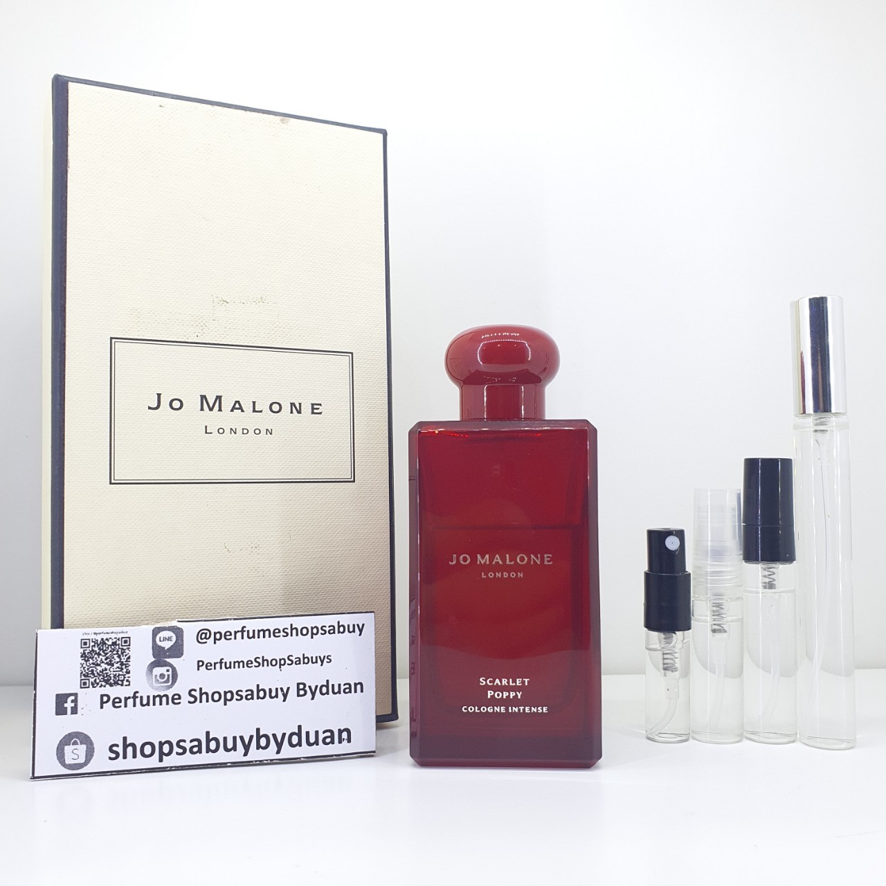 น้ำหอมแท้แบ่งขาย Jo Malone Scarlet Poppy Cologne Intense 💕Travel Size #แบบทดลอง