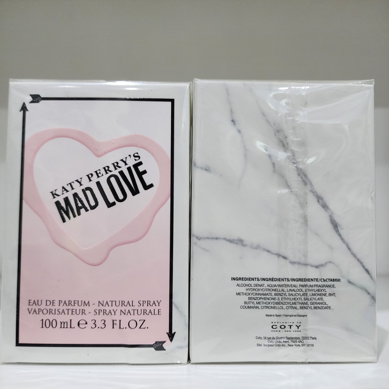 น้ำหอมแท้ Katy Perry Mad Love EDP 100ml กล่องซีล