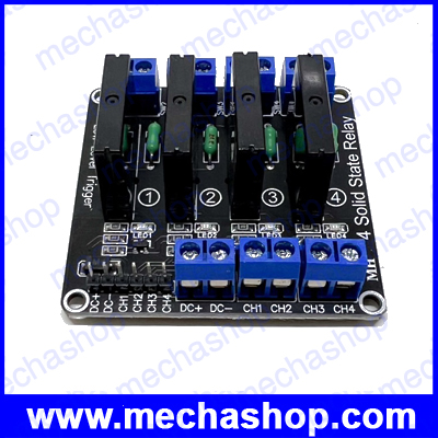 โซลิดสเตตรีเลย์ 4ช่อง 5V OMRON SSR Low Level Solid State Relay Module For Arduino 250V2A