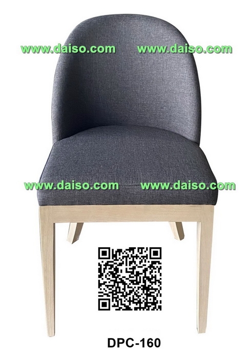 เก้าอี้ไม้ร้านอาหารหุ้มเบาะสวยๆ_เก้าอี้ไม้ยางพารา_DPC-160