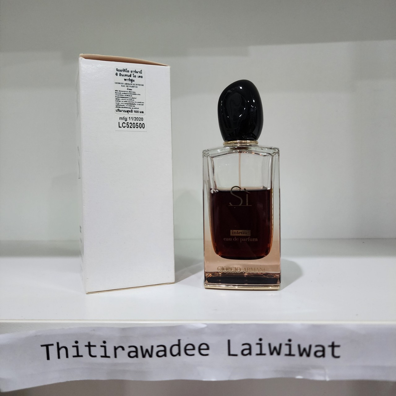 น้ำหอมแท้แบ่งขาย Giorgio Armani Si Intense eau de parfum 2021 (ขวดใสสีส้ม) 💕Travel Size แบบทดลอง