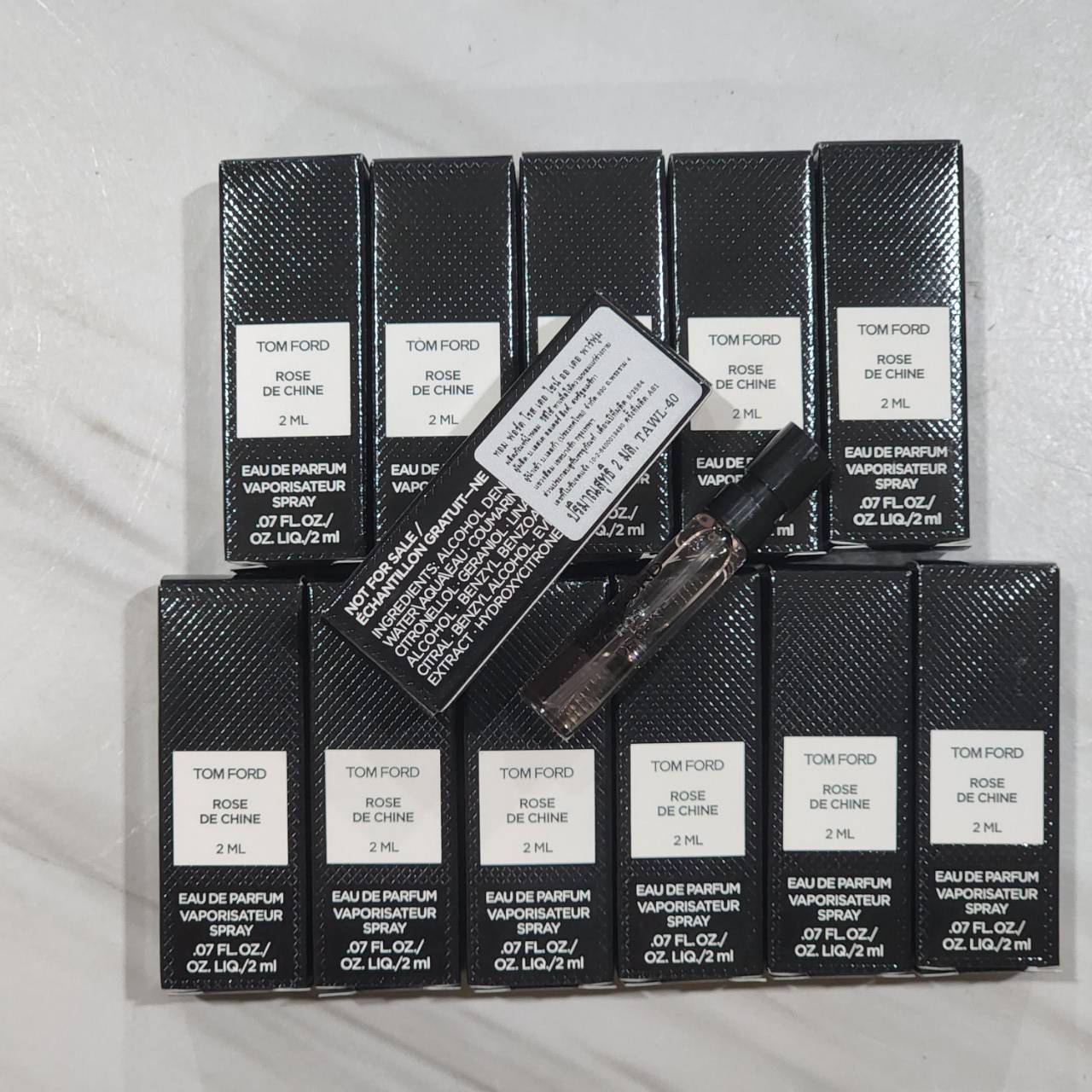 น้ำหอมไวออลหลอดทดลอง Tom Ford Private Rose de Chine ( Rose Garden Collection ) 2ml Spray Sample Vial ขนาดทดลองแบบ VIAL