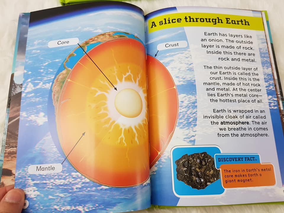DISCOVERY KIDS about Planet Earth 3D Readers หนังสือหัดอ่าน และได้ความรู้ มีของแถม3มิติ