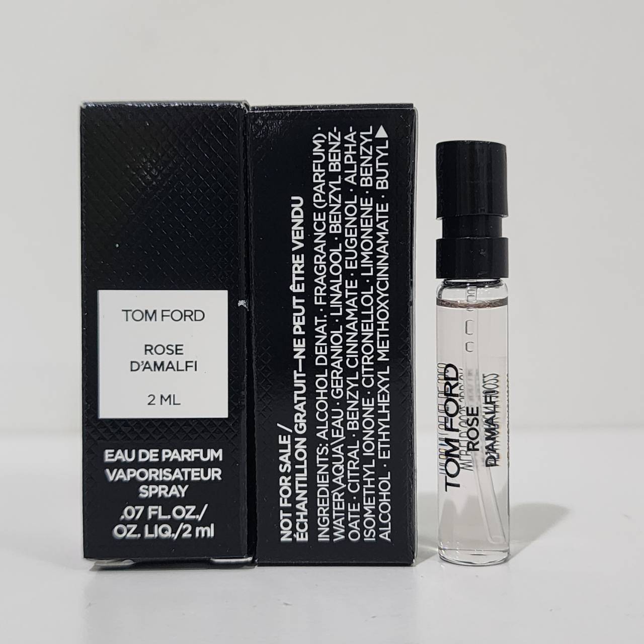 น้ำหอมไวออลหลอดทดลอง Tom Ford Rose D'Amalfi 2ml Spray Sample Vial แบบหลอดทดลอง น้ำหอมไวออลแบบหลอด