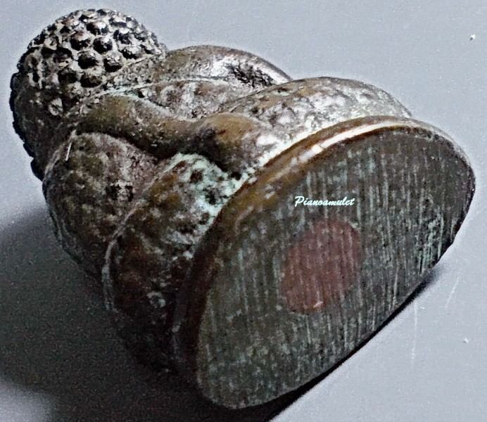 พระสังกัจจายน์ลายดอก อุดกริ่ง เนื้อโลหะผสม พิธีใหญ่ วัดประสาท ปี 2506