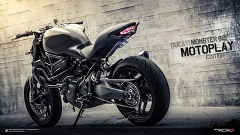 ท้ายสั้น Moto-play Monster 821