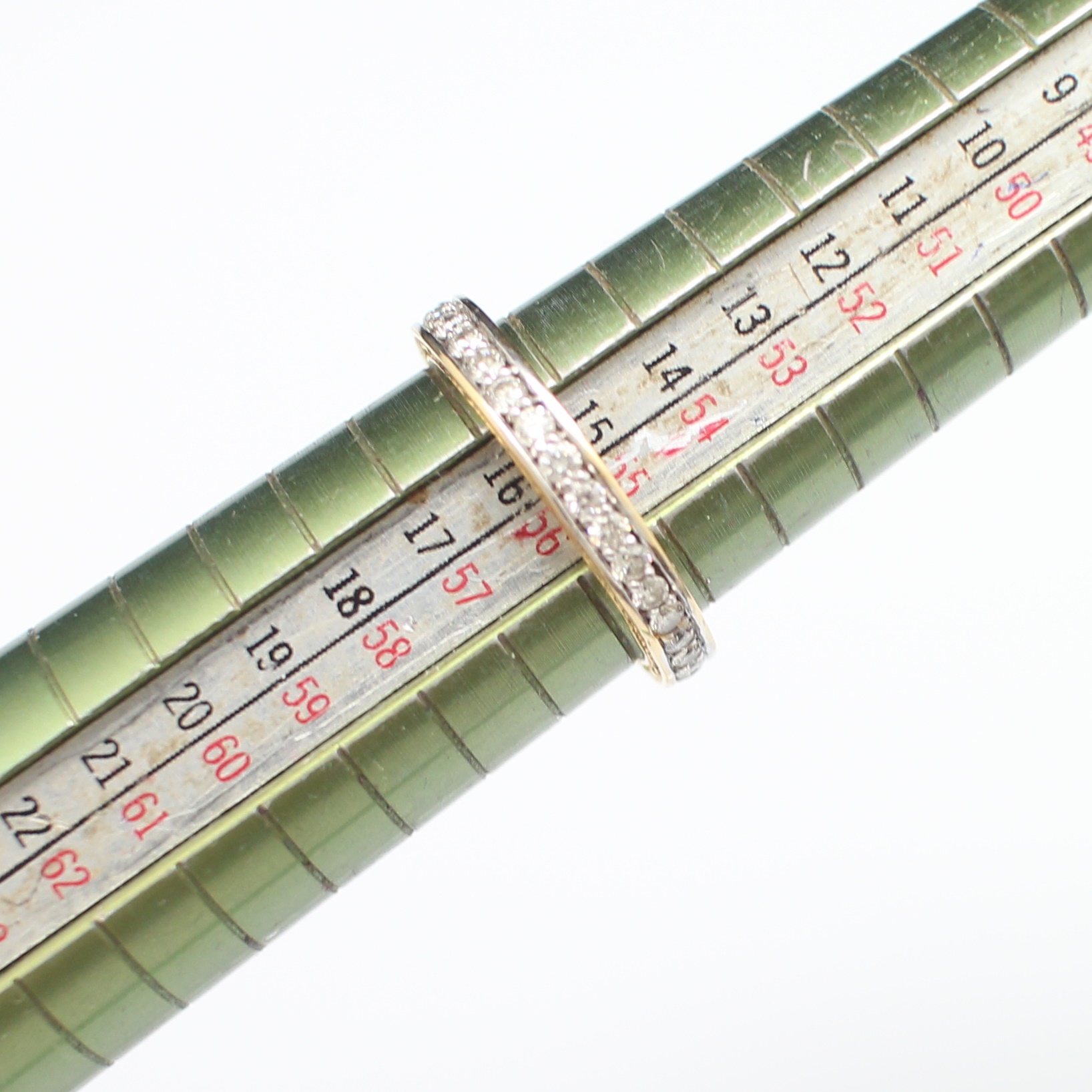 RG250248 แหวนเพชรรอบวง เพชรแท้ 1.05 กะรัต ทองแท้ 18k นน.รวม 3.1 กรัม ขนาดแหวน 56