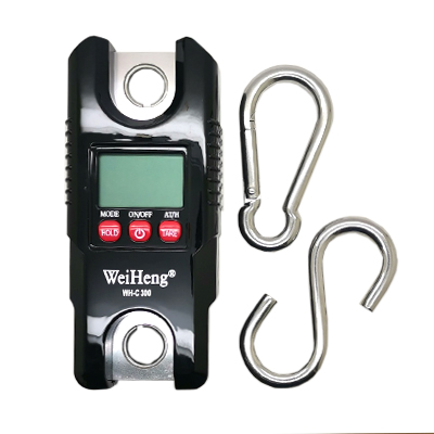 เครื่องชั่งแขวน เครื่องชั่งแบบแขวนดิจิตอล 300kg ความละเอียด 100g Electronic Digital Hook Hanging Crane Scale Industrial Weighing Scales