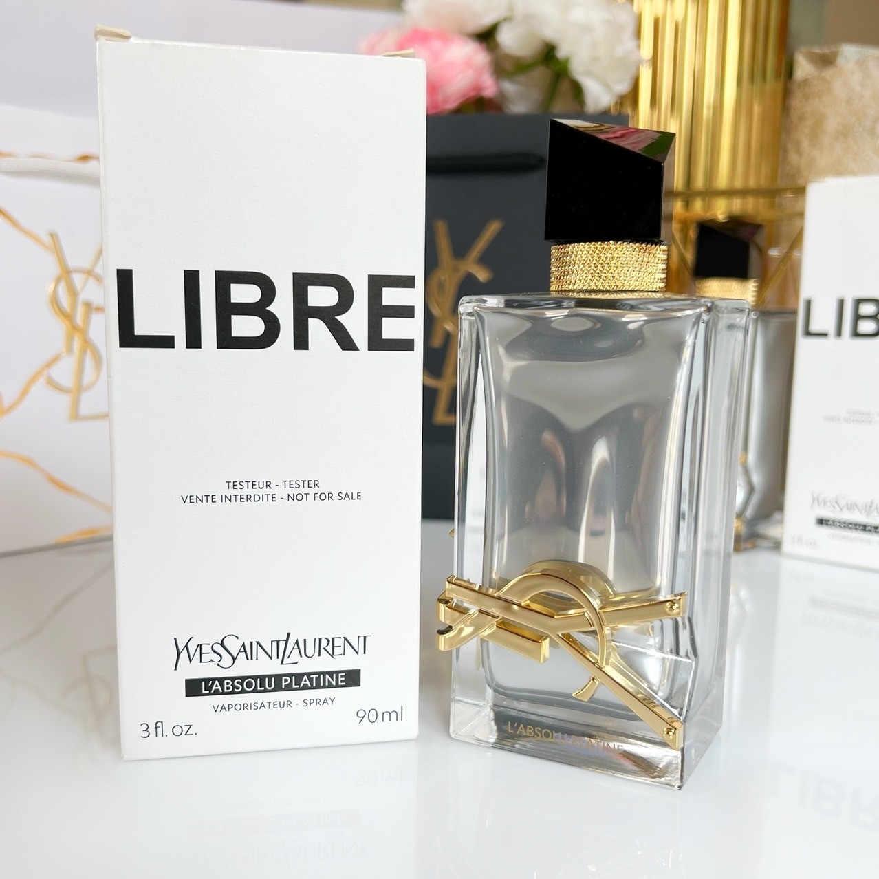 น้ำหอมแท้ YSL LIBRE L'Absolu Platine EDP 90 ml Tester