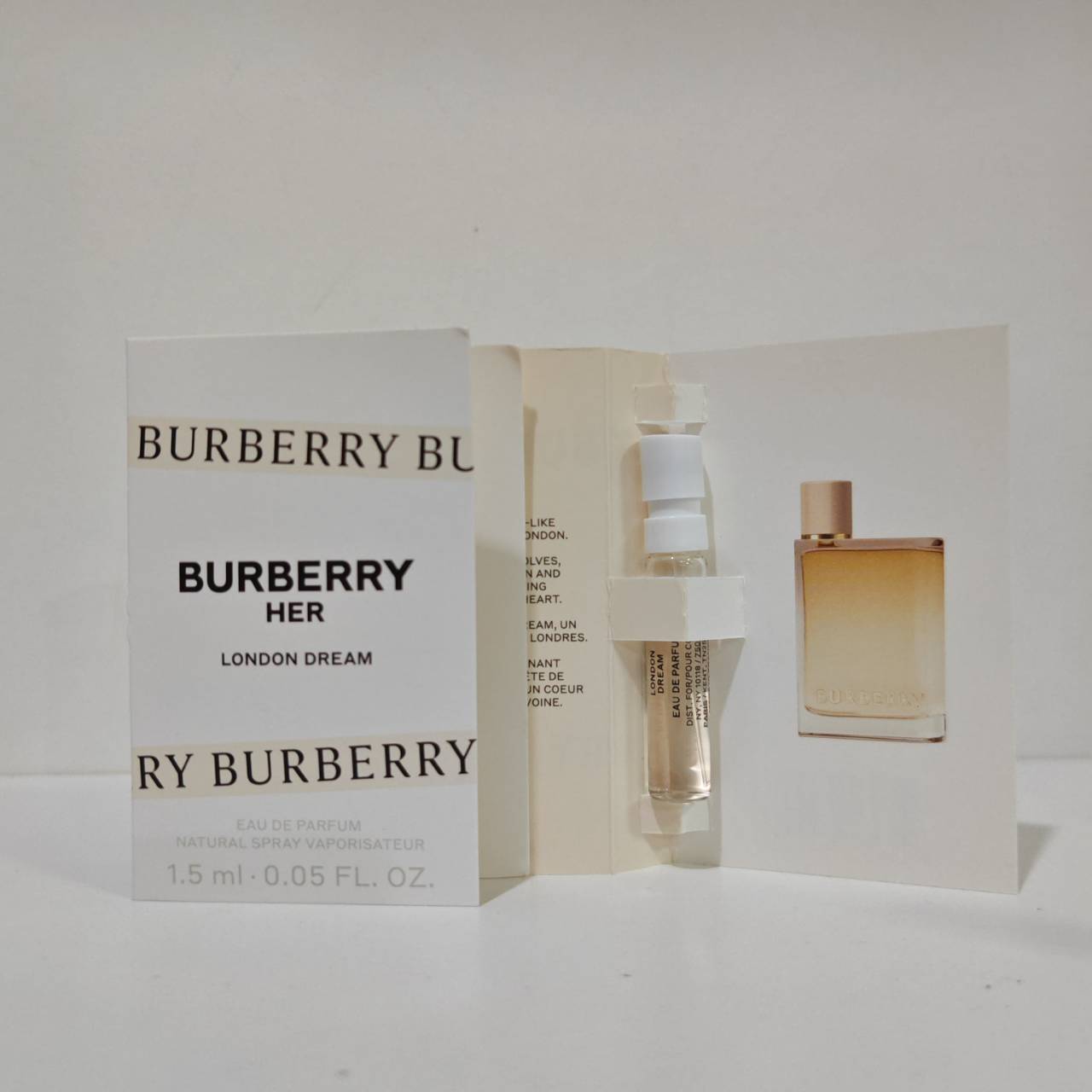 น้ำหอมไวออลหลอดทดลอง Burberry Her London Dream ไวออล 1.5ml Spray Sample Vial แบบหลอดทดลอง น้ำหอมไวออลแบบหลอด