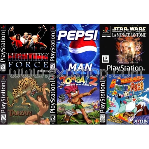 PS1: รายชื่อแผ่นเกม (แจ้งชื่อเกมที่ต้องการไว้ในช่องรายละเอียดด้วยนะครับ)