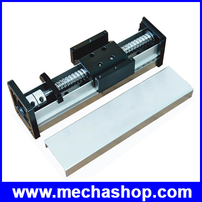 แกนลิเนียร์ไกด์สเตท BF40 Stroke 100-500mm มีฝาครอบกันฝุ่น Ballscrew Linear Guide Rail Motion เลือกขนาดบอลสกรู 1204 1605 1610 (สินค้า Pre-Order)