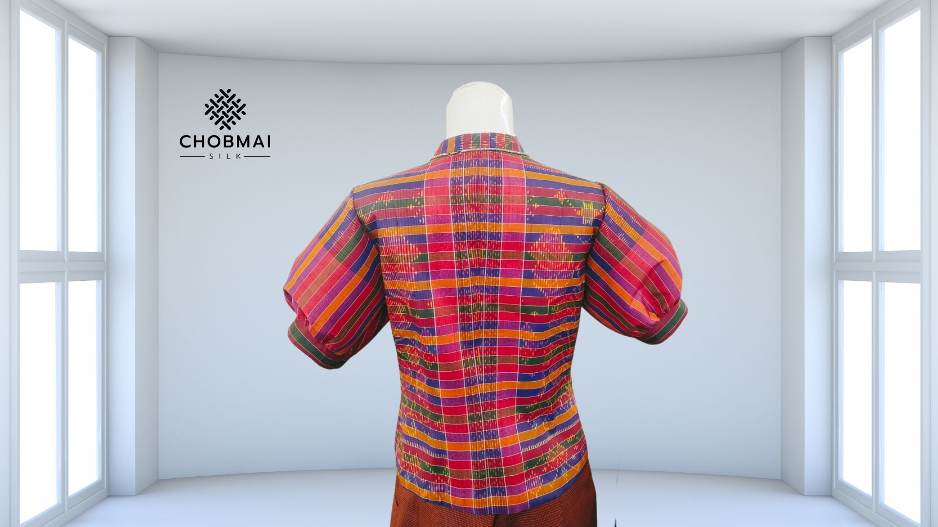 แบบตัด เสื้อผ้าไหม (ไม่รวมผ้า) ตามแบบ รหัส CUT-PT-1027661