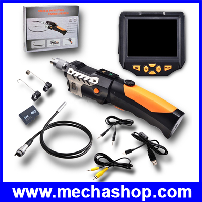 กล้องตรวจสอบงาน กล้องเอ็นโดสโคป 3.5" LCD Video 720p HD Inspection Waterproof Camera Endoscope ถ่ายภาพนิ่งได้ เลนส์ขนาด 5.5 mm ยาว 3m (สินค้า Pre-Order)