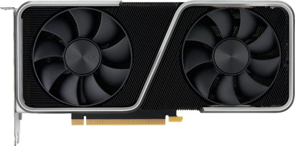 NVIDIA GeForce RTX 3060 Ti 8GB GDDR6 PCI Express 4.0 Graphics Card - Steel and Black