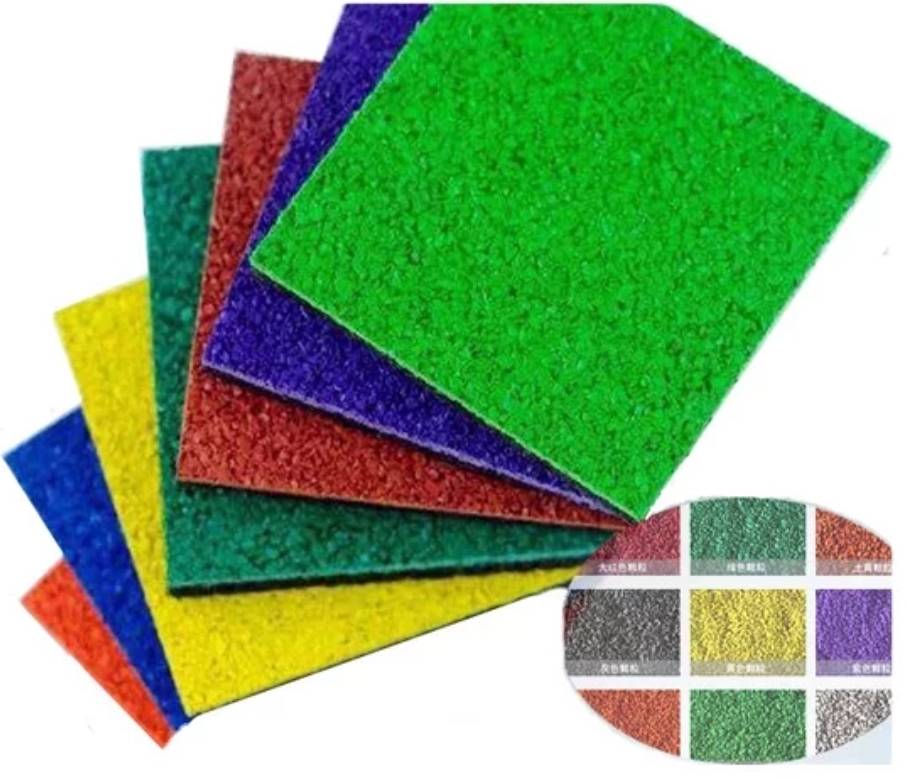 แผ่นยางปูพื้นลู่วิ่งกรีฑา พื้นยางสังเคราะห์ หนา20mm