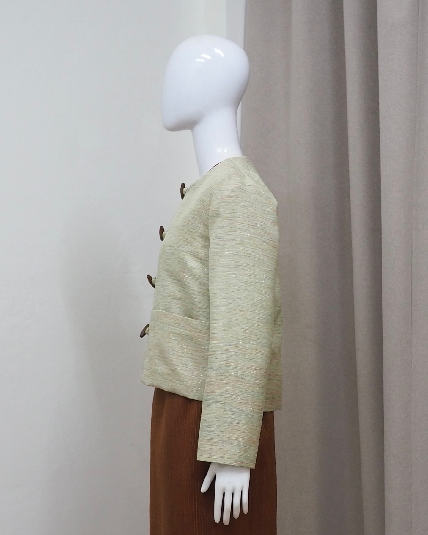 แบบตัด เสื้อผ้าไหม (ไม่รวมผ้า) ตามแบบ รหัส CUT-51-1019672