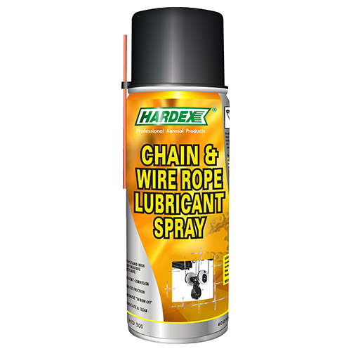 Hardex Chain & Wire Rope Lubricant Spray (HD500) สเปรย์หล่อลื่นโซ่ และลวด