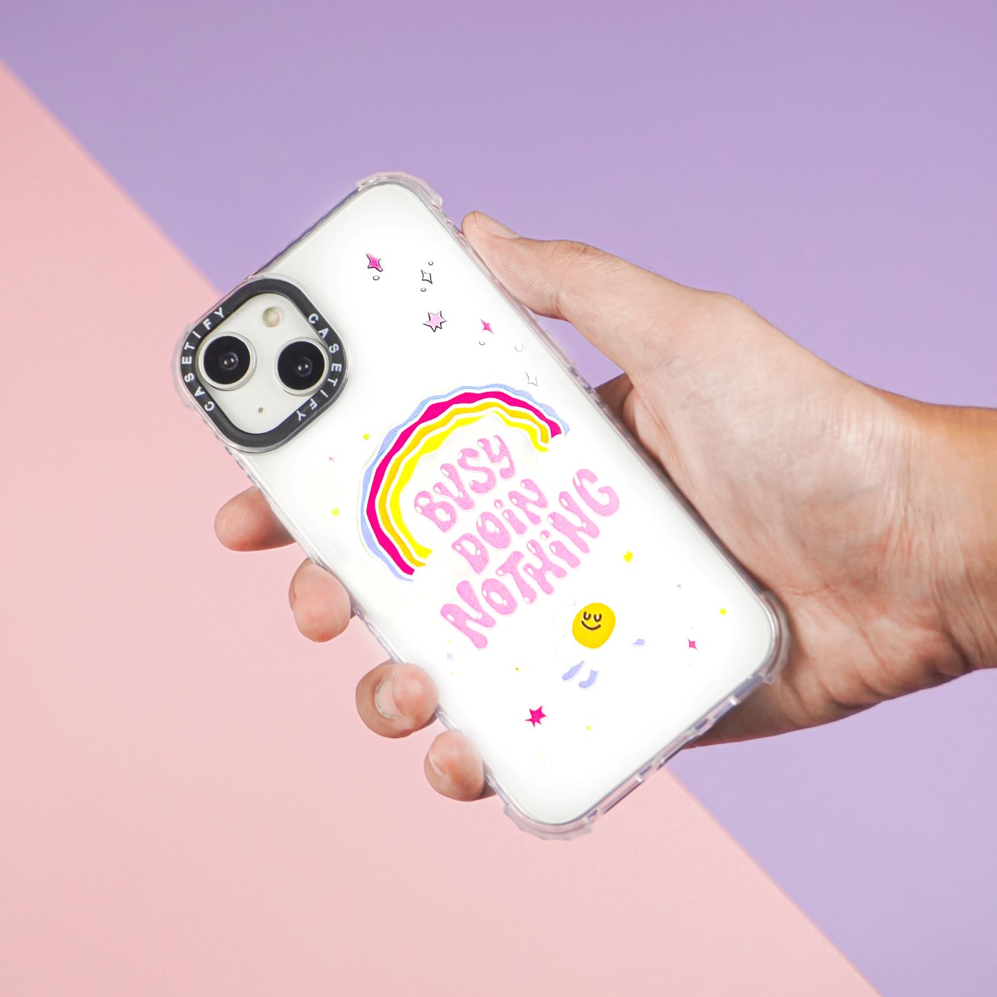 เคสโทรศัพท์ iPhone เคสใส สกรีนลายน่ารัก เน้นมุมกันกระแทก สำหรับ11/13/13ProMax