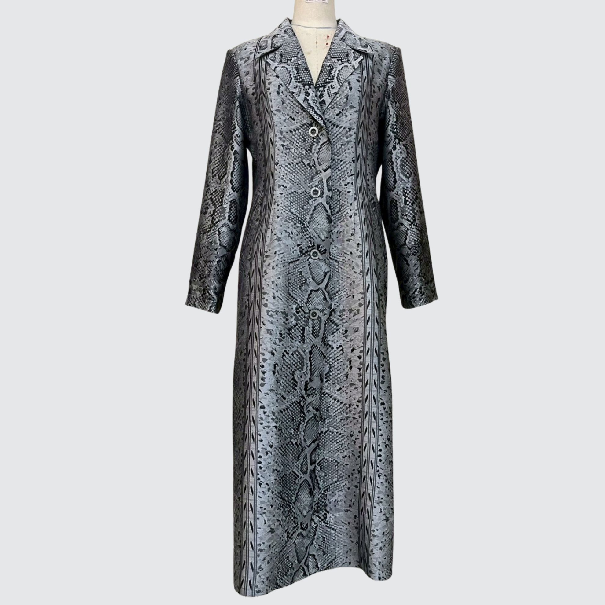 เสื้อโค้ท ผ้าไหมแท้ ลายโฮลนาคา | ตัดเย็บตามรูปร่าง | ส่งไซส์ได้