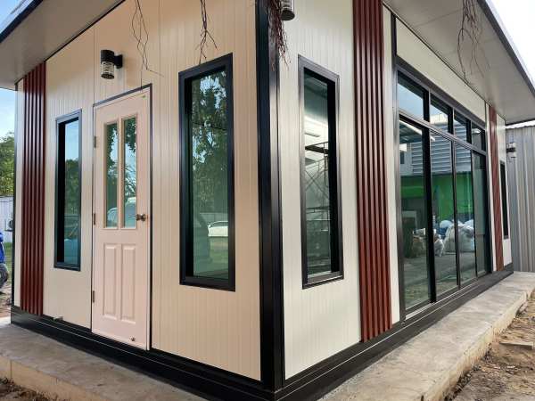ออฟฟิศสำเร็จรูป บ้านสำเร็จรูป 4.00x8.00 เมตร