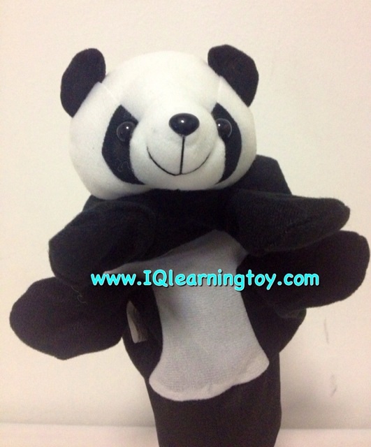 Panda-หุ่นมือตุ๊กตาสัตว์สอนคำศัพท์รูปหมีแพนด้า ใช้ประกอบการสอนหรือใช้เพื่อเสริมในกิจกรรมต่างๆ ให้สนุกสนาน มีชีวิตชีวามากขึ้น
