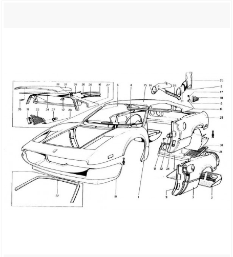 หนังสือ พาทแคตตาล็อก FERRARI 308 GT ปี 78