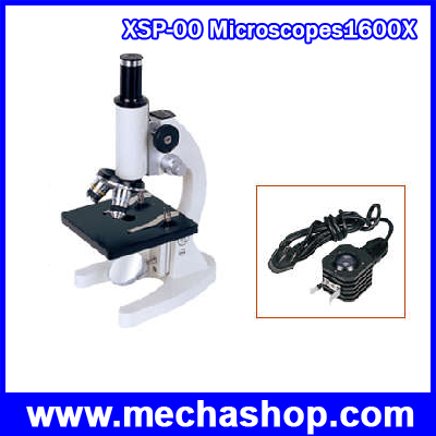 กล้องจุลทรรศน์ พร้อมอุปกรณ์ 1600x Medical school Vet Lab Microscope w LED Lamp มาตรฐานอเมริกา UL,CE,ISO
