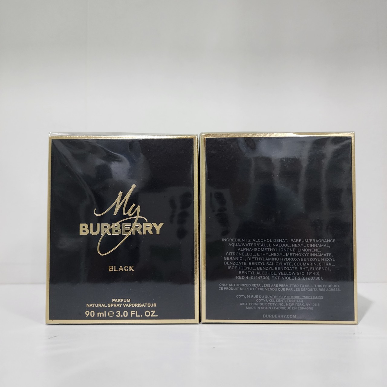 น้ำหอมแท้ Burberry My Burberry Black Parfum 90ml กล่องซีล