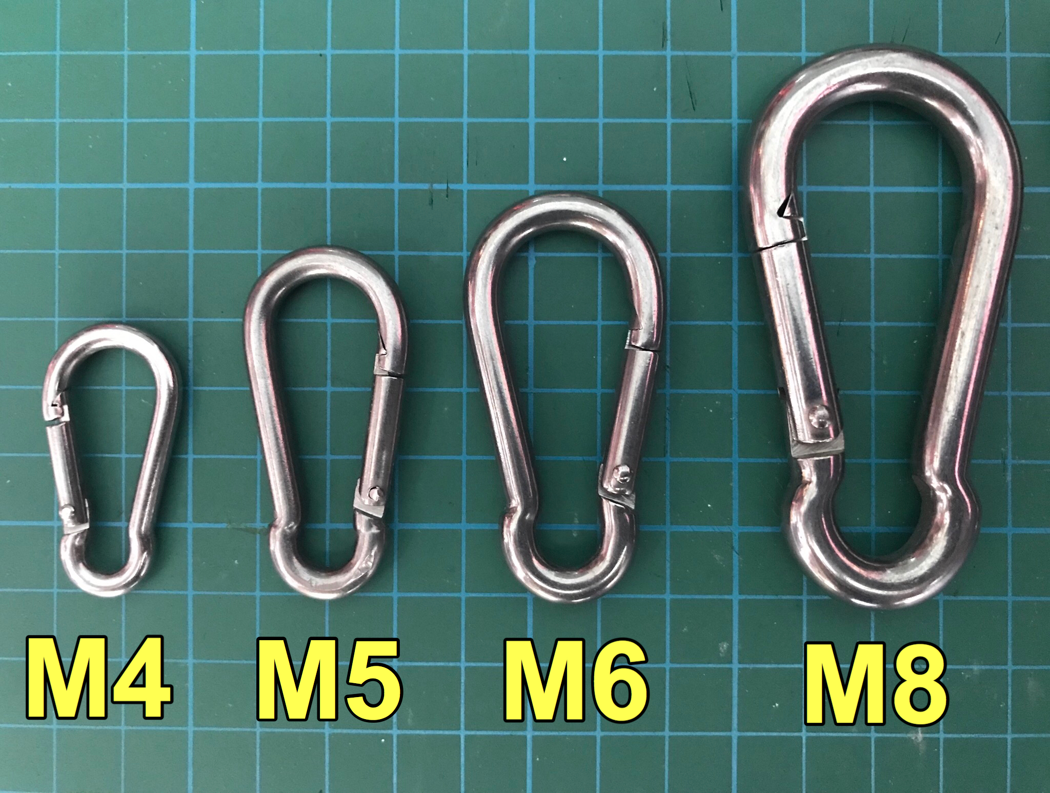 snap link เบอร์ M5 - สแนปลิ้งค์ สแตนเลส size M5