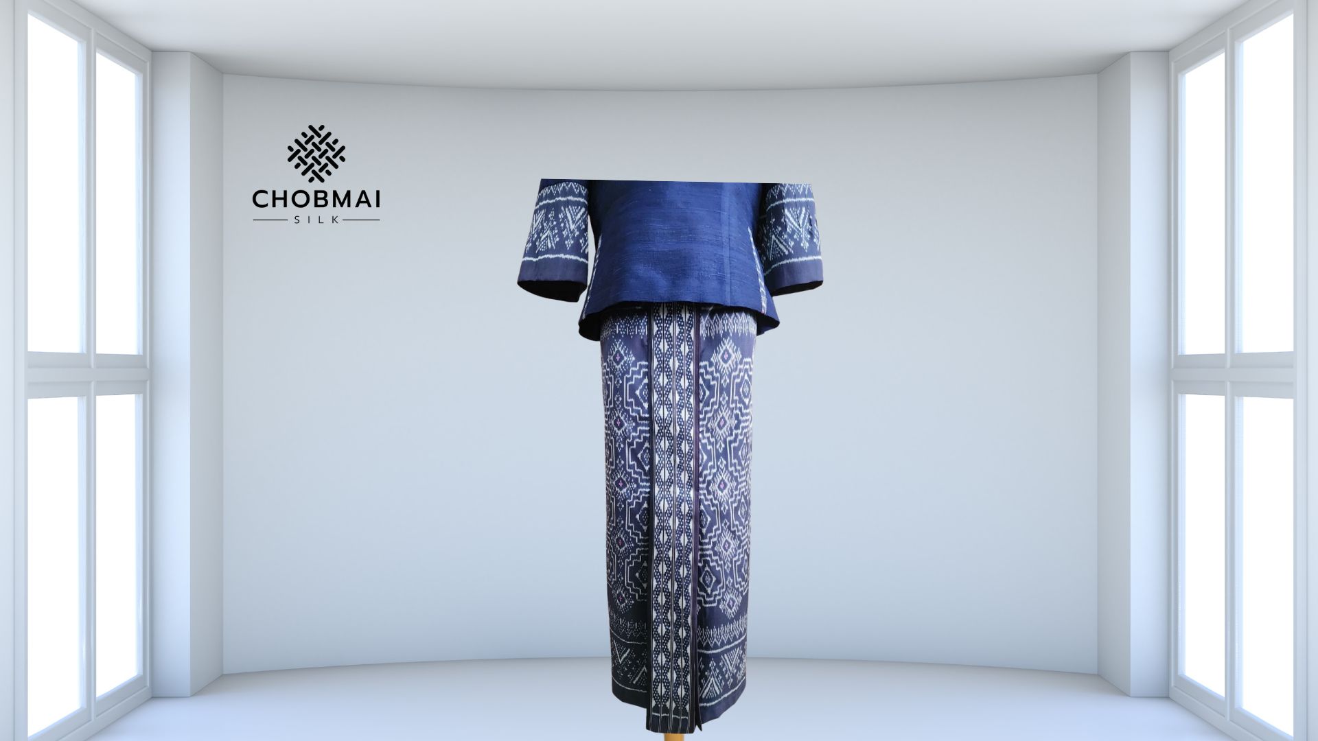 แบบตัดชุด แยกชิ้น (ไม่รวมผ้า) (เสื้อผ้าไหม ผ้าถุงไหม) chobmai x ST รหัส CUT-PT-S0617661