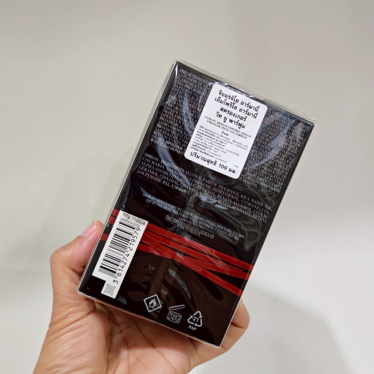 น้ำหอมแท้ Giorgio Armani Stronger With You Parfum 100ml กล่องซีล P-Gi0rgi0