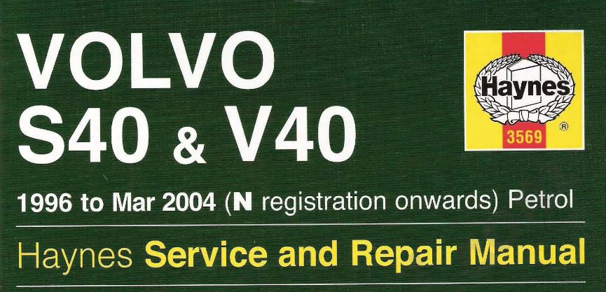 CD คูมือซ่อมและ Wiring Diagram รถยนต์ VOLVO s40 v40 ปี 1998 - 2004