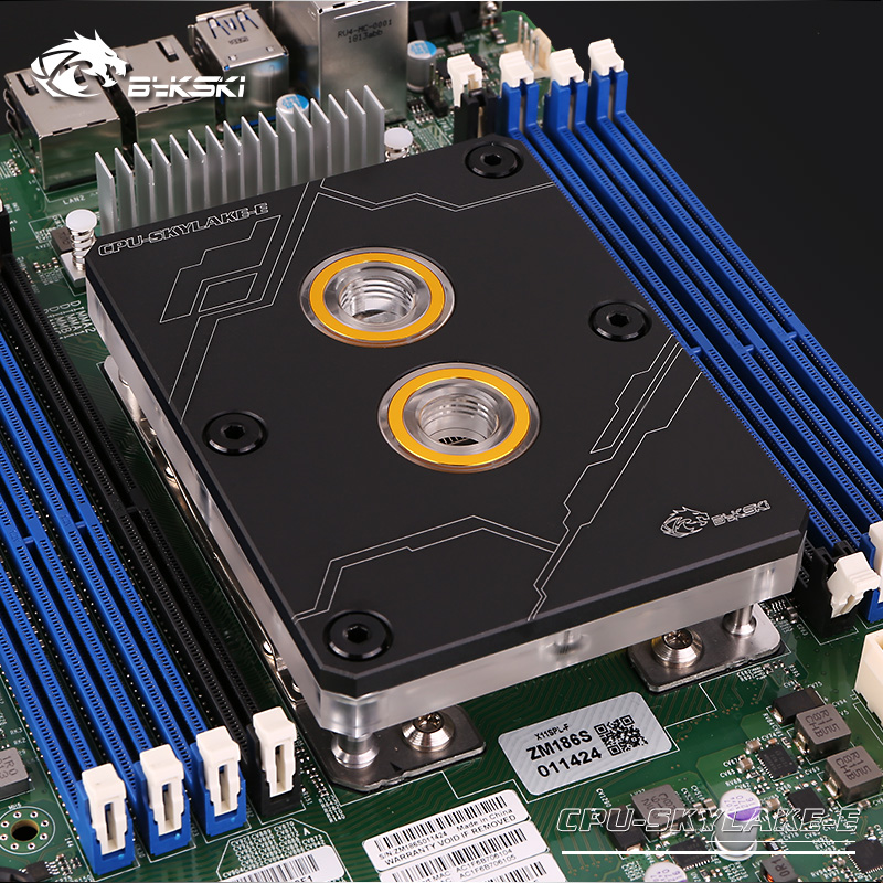 Bykski CPU-SKYLAKE-E CPU Water Cooling Block - Black (LGA 3647/Skylake)