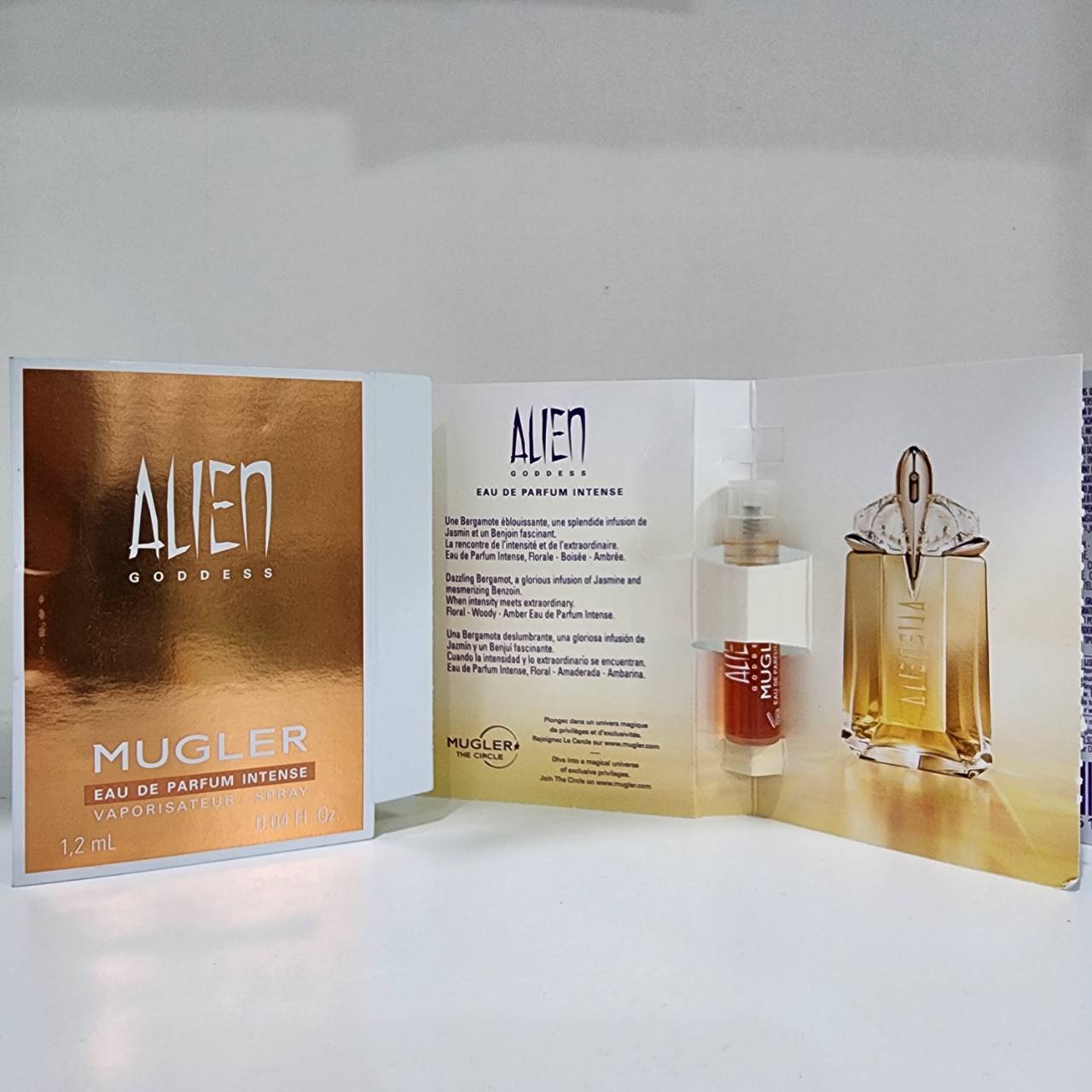 น้ำหอมไวออลหลอดทดลอง Thierry Mugler Alien Goddess Intense Eau de Parfum 1.2ml Spray Sample Vial ขนาดทดลองไวออลvialแบบทดลอง