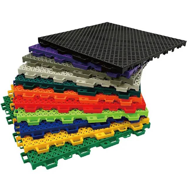 แผ่นพื้นโพรีโพรพีลีน PPสนามบาสเก็ตบอล มาตรฐานสากล