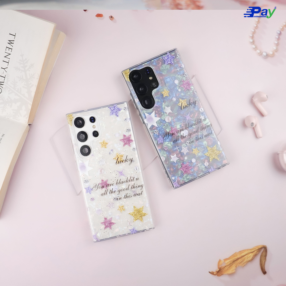 เคสโทรศัพท์ Samsung Morii ลายดาว แบบอ่อน สำหรับ SS S23 Ultra/S22 Ultra/S21 FE/A54/A34/A14