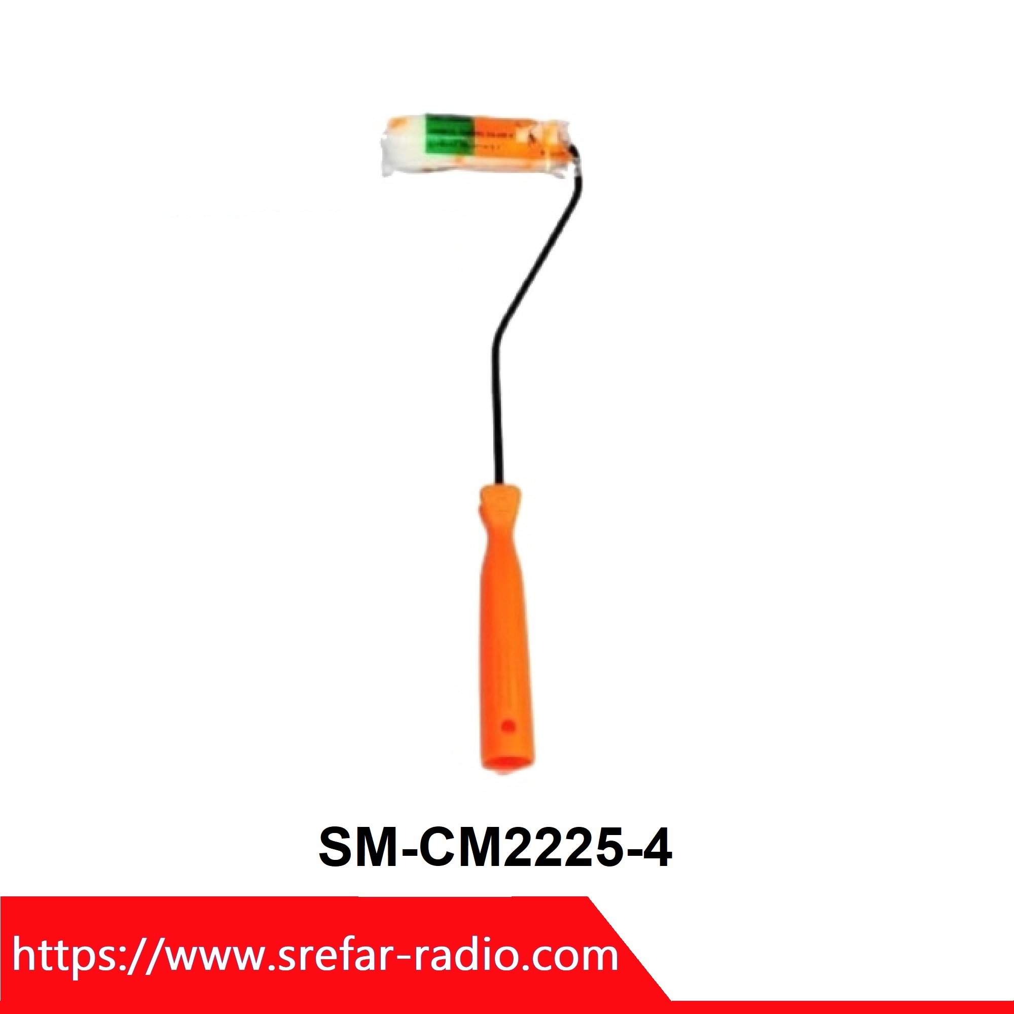 ลูกกลิ้งเคมีขนแกะ SOMIC SM-CM2225-4 4" พร้อมด้าม