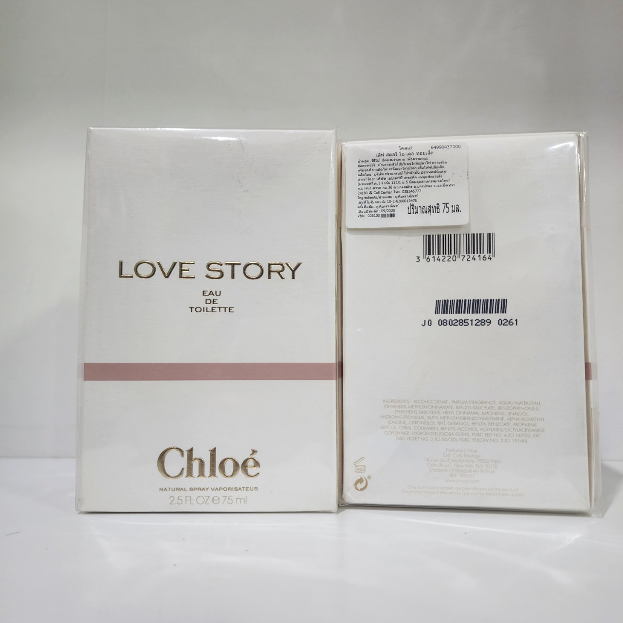 น้ำหอมแท้ Chloe Love Story Eau de Toilette 75ml กล่องซีลป้าย ผลิต 09/2020