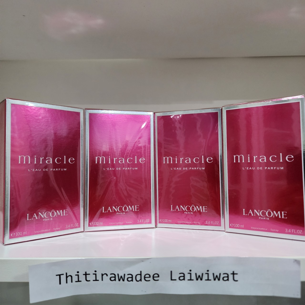 น้ำหอมแท้ Lancome Miracle for Women EDP 100ml กล่องซีล