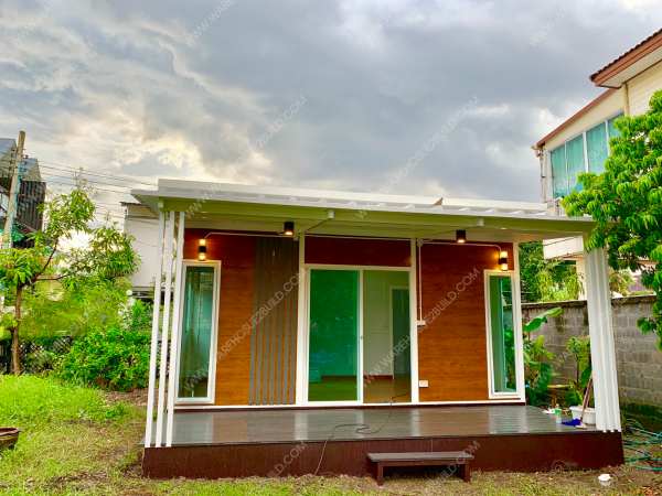 บ้านสำเร็จรูป ขนาด5.40x3.60 เมตร