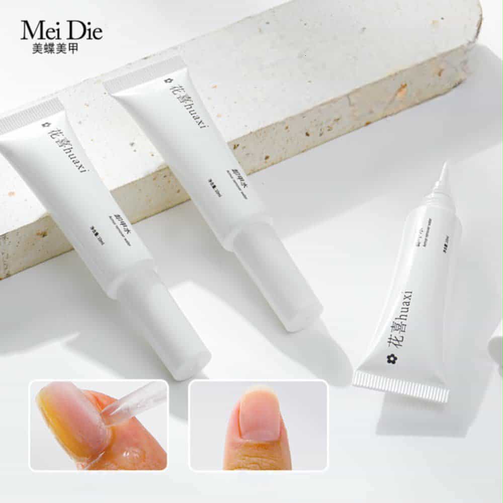 น้ำยาถอดเล็บปลอมเนื้อเจล น้ำยาละลายกาว ไม่ทำร้ายเล็บจริง เพียง10วินาที 10ml