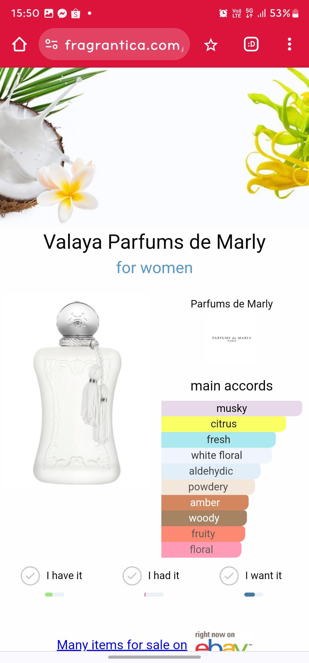 น้ำหอมแท้แบ่งขาย PDM Parfums De Marly Valaya Eau de Parfum ใส 💦แบ่ง💕Travel Size #แบบทดลอง