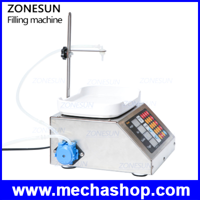 เครื่องบรรจุของเหลวเช็คน้ำหนัก ZS-M90 1-50ml Small Automatic CNC Liquid Filling Machine 220V Perfume Weighing Filling Machine Oral Liquid Solution Filler (สินค้า Pre-Order)