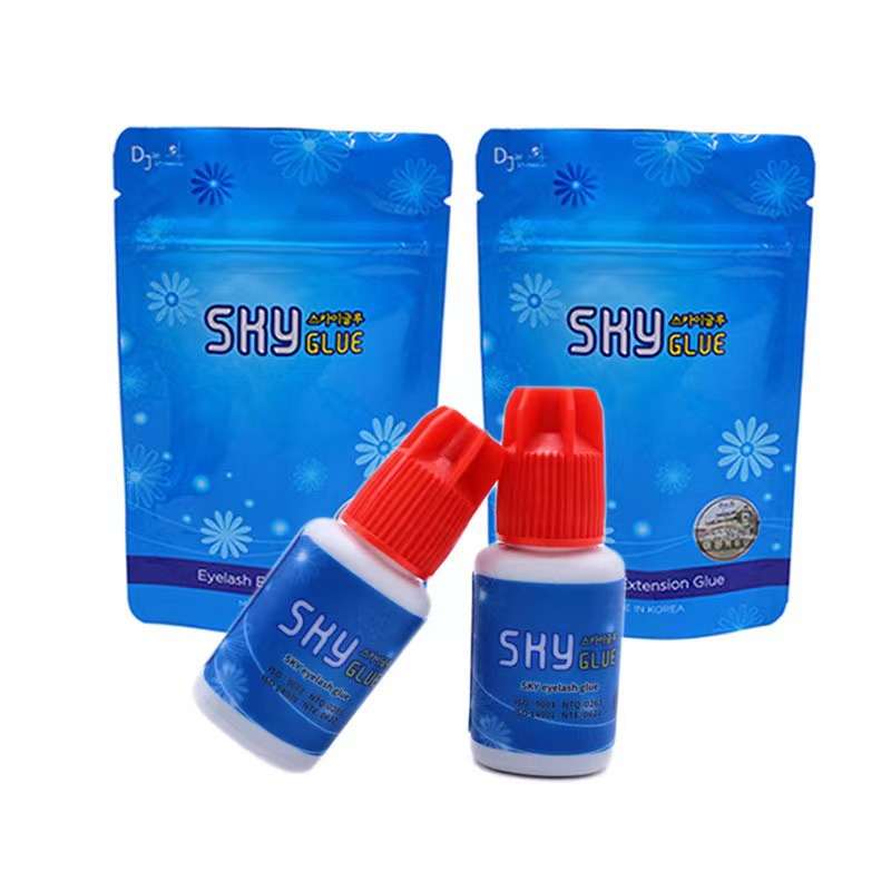 กาวต่อขนตา SKY ฝาแดง กาวต่อขนตาจากเกาหลี SKY Glue ของแท้