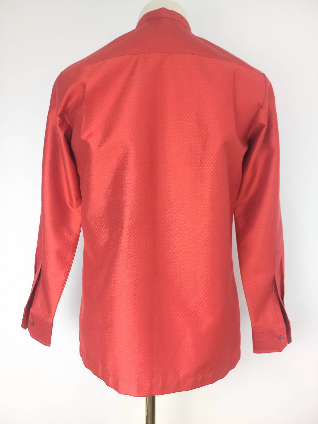 เสื้อเชิ้ต คอพระราชทาน แขนยาว เนื้อยกดอก เลือกตามสี,ไซส์ รหัส DM-NY-021568