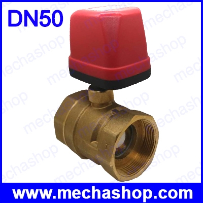 มอเตอร์วาล์วไฟฟ้า ทองเหลือง DN50 2 inch CWX-50p 3.5nm quick operation brass electric water flow control ball valve for water system CR02 220V