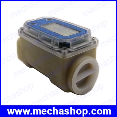 มิเตอร์วัดปริมาณการไหลของน้ำ น้ำมัน 20-120 ลิตรต่อนาที กับขนาดท่อเส้นผ่าศูนย์กลาง 1นิ้ว Diesel Fuel Flow Meter body Aluminum
