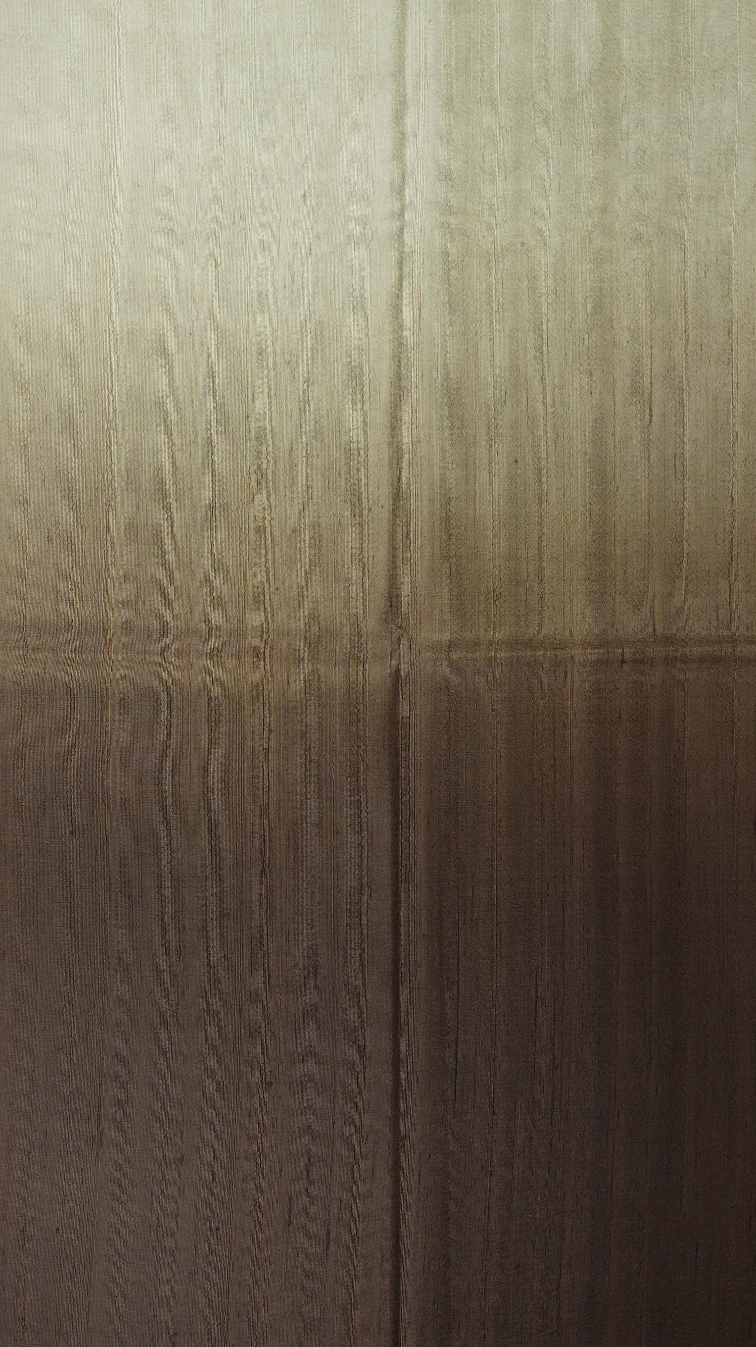 ผ้าไหมย้อมสไลด์สี ไหมบ้านทอมือ 2ตะกอ สีครีมทอง-สีทองน้ำตาลเข้ม เลือกขนาด รหัส BT-TT-022468514